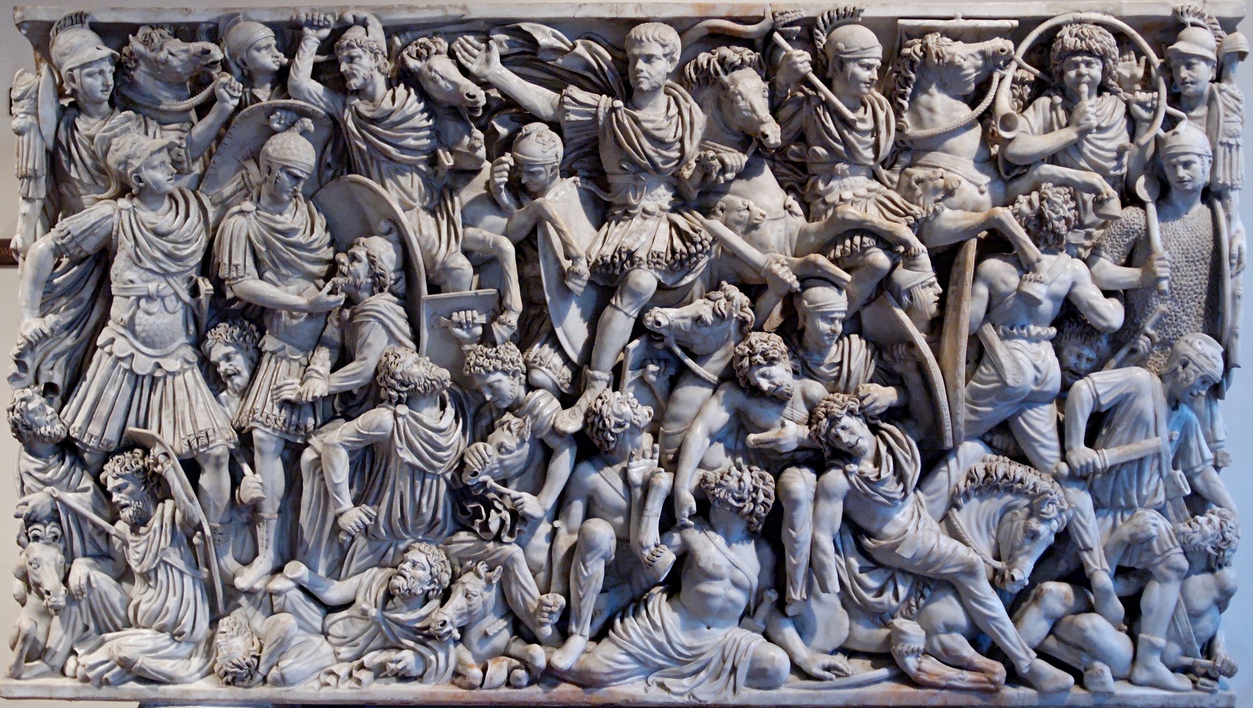 Sarcophage Ludovisi, Inv. 8574&nbsp;n7, Musée national romain, palais Altemps. Jastrow/Domaine Public/Wikimedia Commons