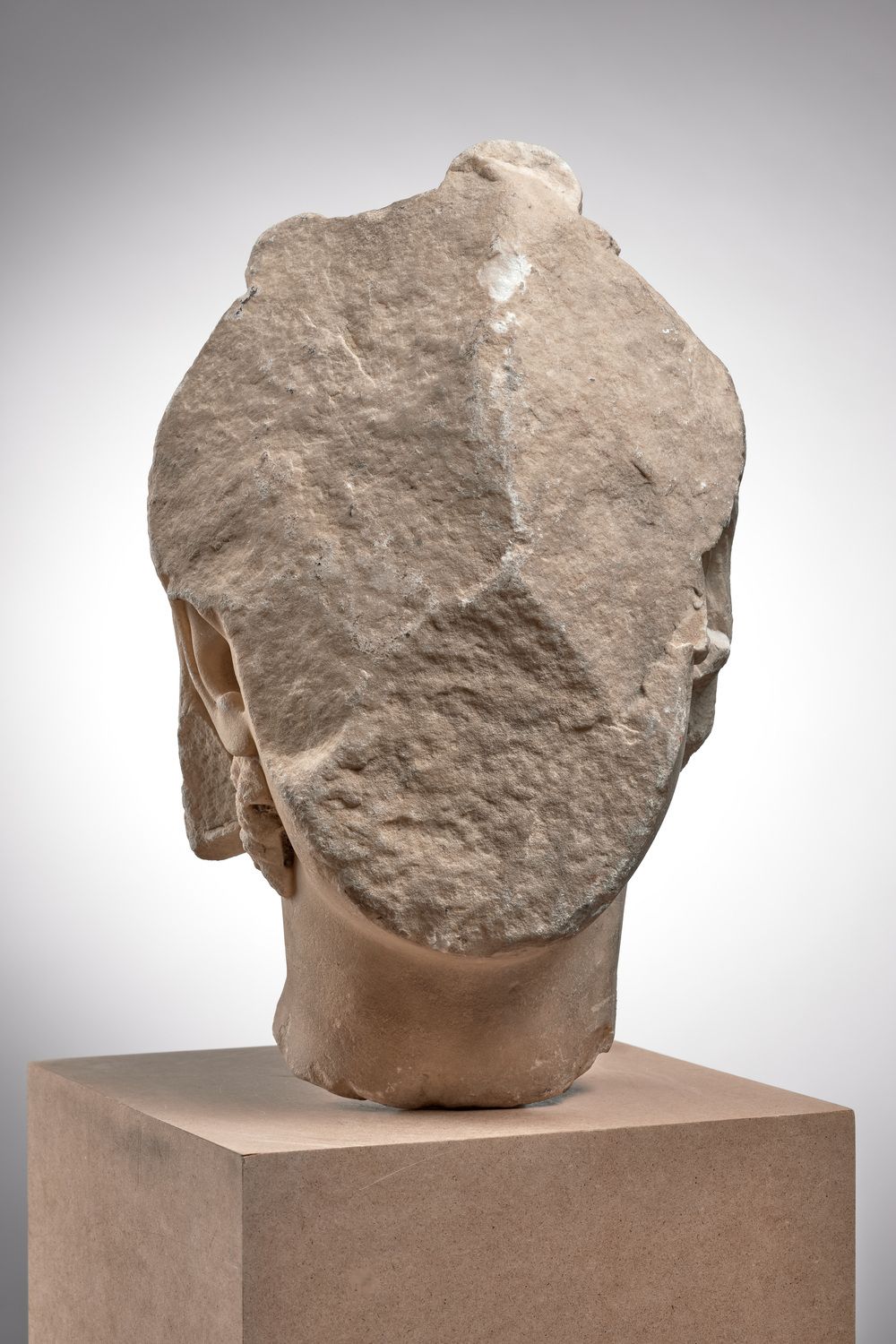 Tête féminine fragmentaire