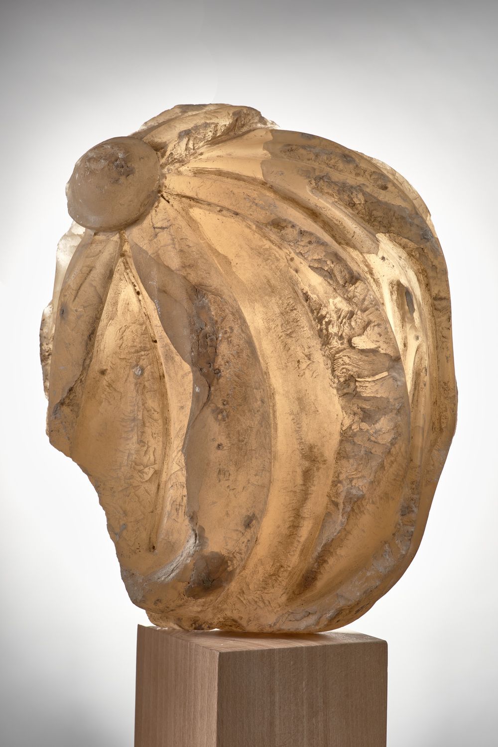 Fragment de buste en albâtre