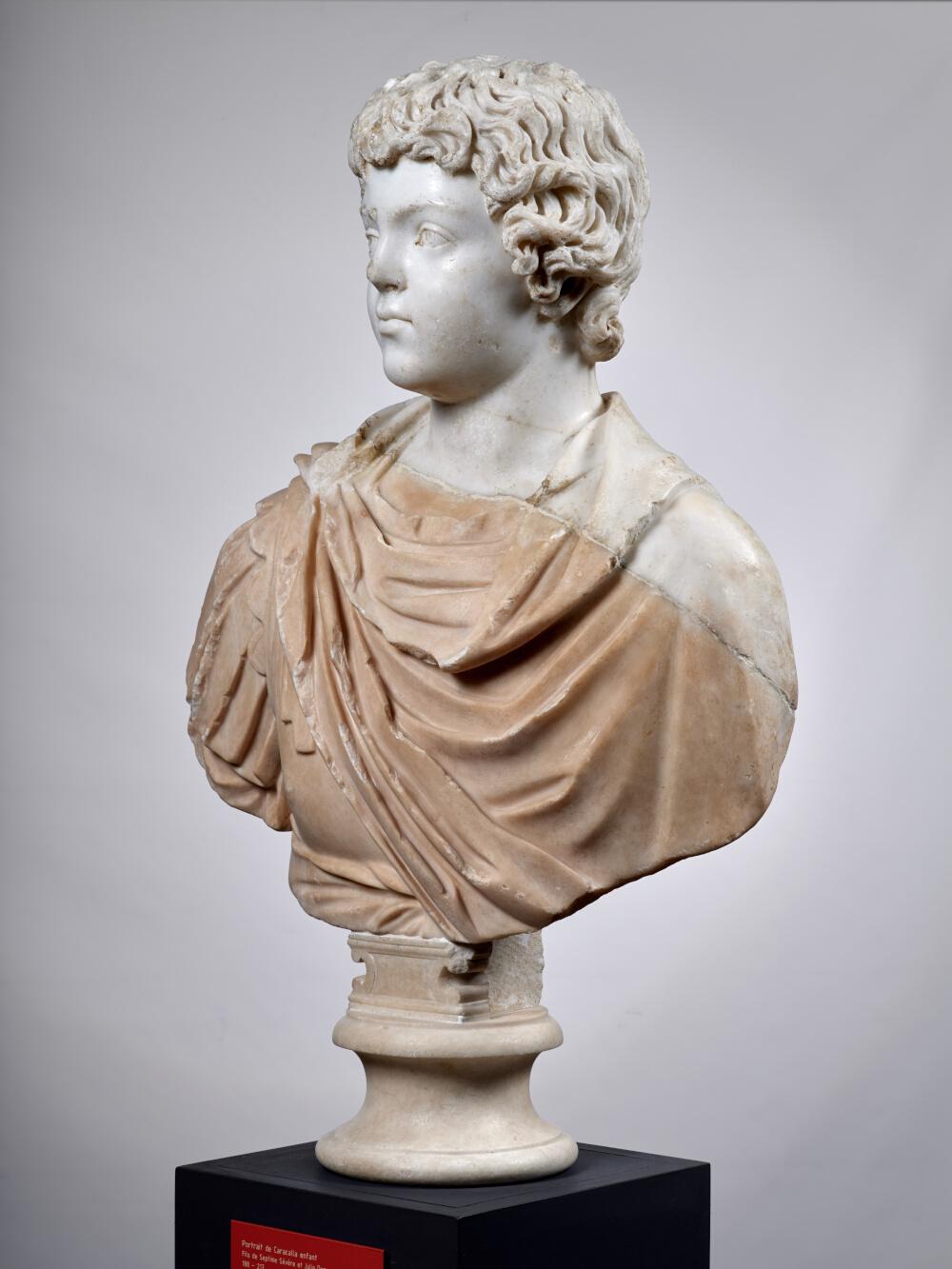 Buste cuirassé de Caracalla enfant