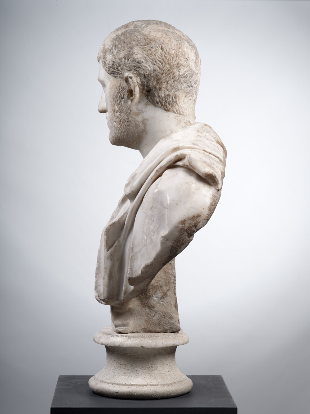 Buste d’homme héroïsé