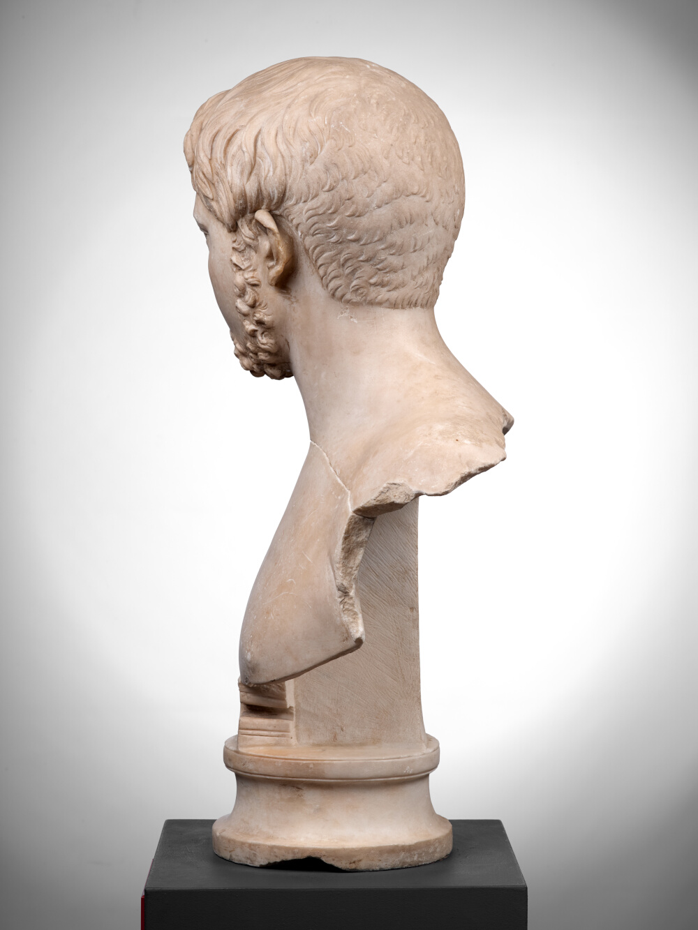 Buste de jeune homme