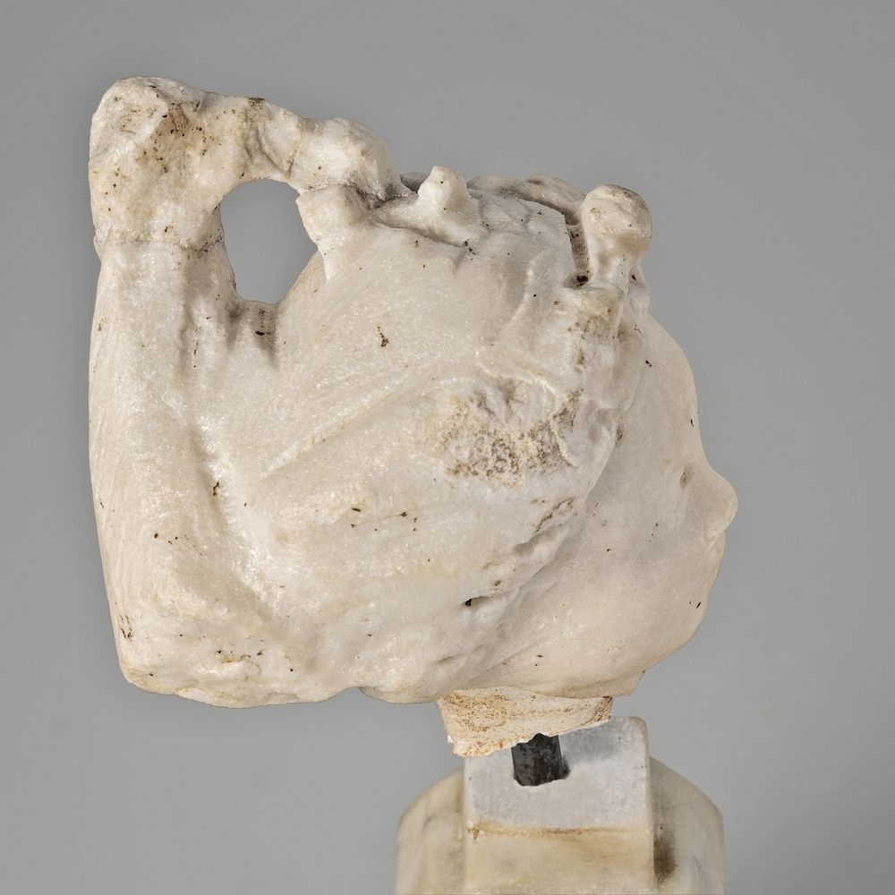 Tête couronnée de lierre